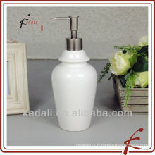 Distributeur de savon liquide à distributeur à haute teneur en céramique en porcelaine
